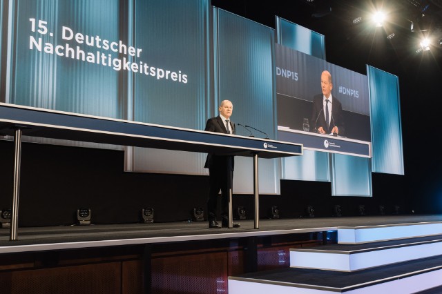 Olaf Scholz 15. Deutscher Nachhaltigkeitspreis